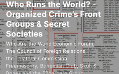 Who Runs the World? – Organized Crime’s Front Groups & Secret Societies