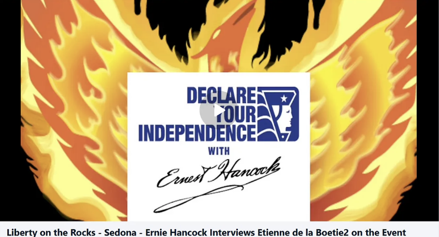 Ernest Hancock and Etienne Kick Around Liberty on the Rocks – Sedona – Nov 3-5th