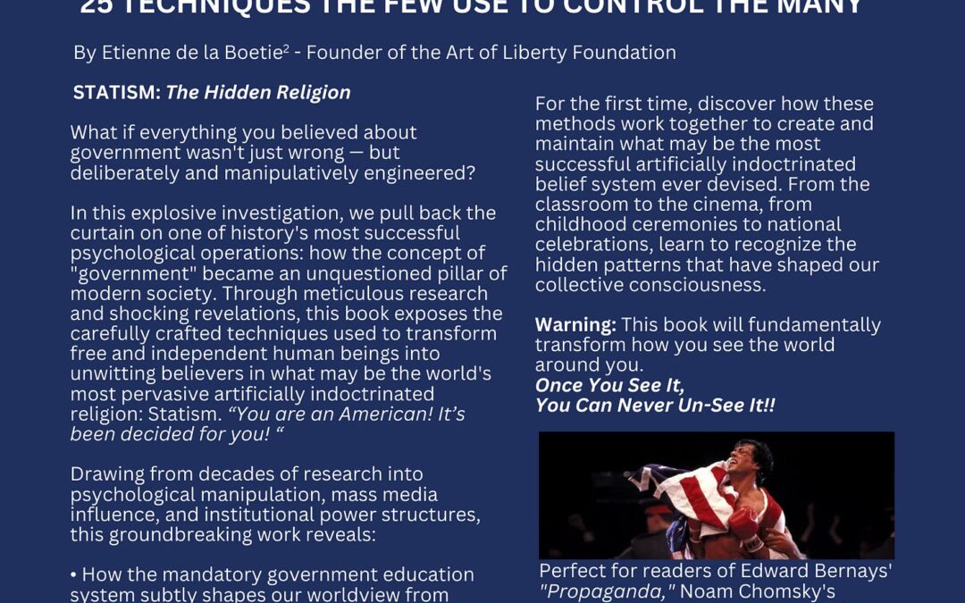 Jason Christoff and Etienne de la Boetie2 – 13 Tricks the “Government” and Media Use on the Population