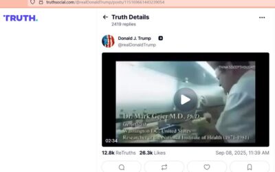 Trump Tweets Drs. David & Mark Geier Video Exposing Neurological Toxin in Vaccines